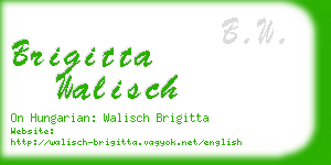 brigitta walisch business card